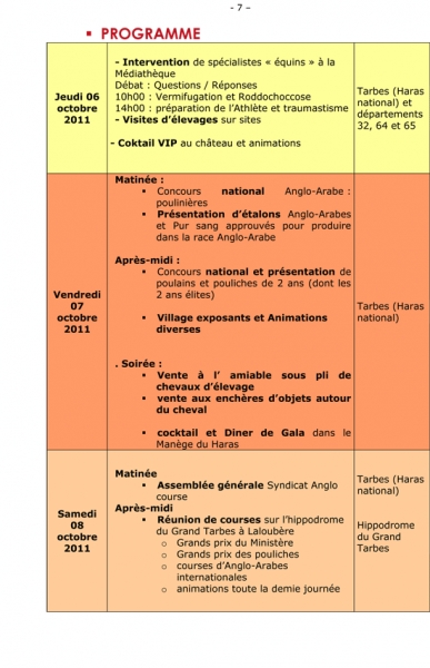 Tarbes_2011_Programme